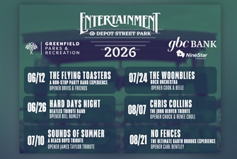 2026 Entertainment at Depot Street Concerts Coming This Summer